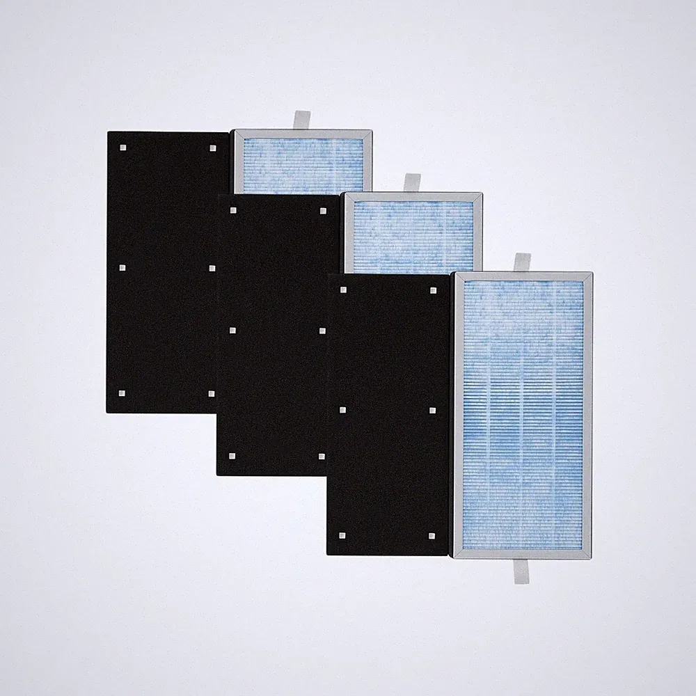 3-in-1 MS18 HEPA Carbon Filter for Membrane Solns Tower Air Purifier 3 Pack