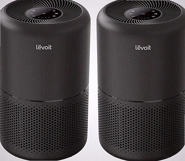 Air Purifier 2 Pack HEPA 3-in-1 Filter for Home Pets Allergies Smoke