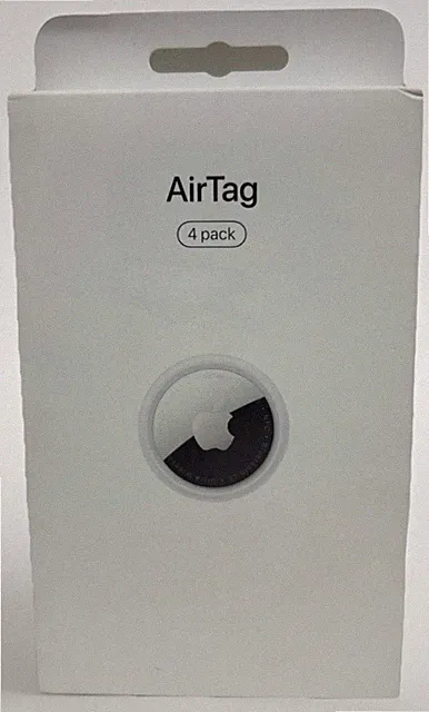 Apple AirTag White Air Tag (4 Pack) Brand New Sealed A2187