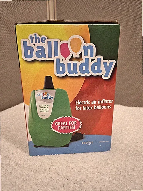 Balloon Pump The Balloon Buddy Electric Air Inflator By Zephyr Blow Up Balloons