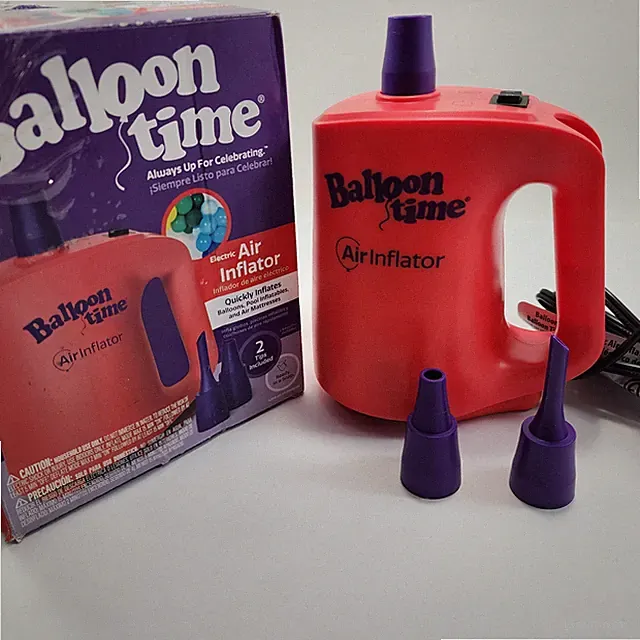 Balloon Time Electric Air Inflator with Two Tips