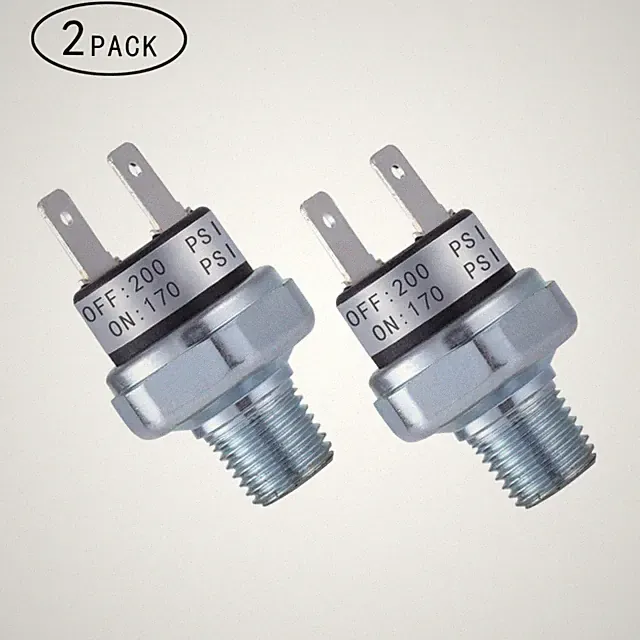 Easy-to-Use 170-200 PSI Air Pressure Switch 1/4"-18 NPT Male
