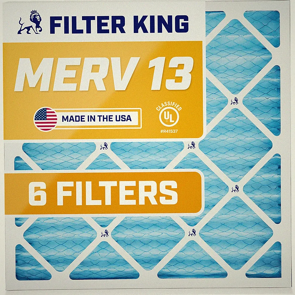 Filter King 18x36x1 Air Filter 6-PACK MERV 13 Actual Size 17.5 x 35.5 x .75"