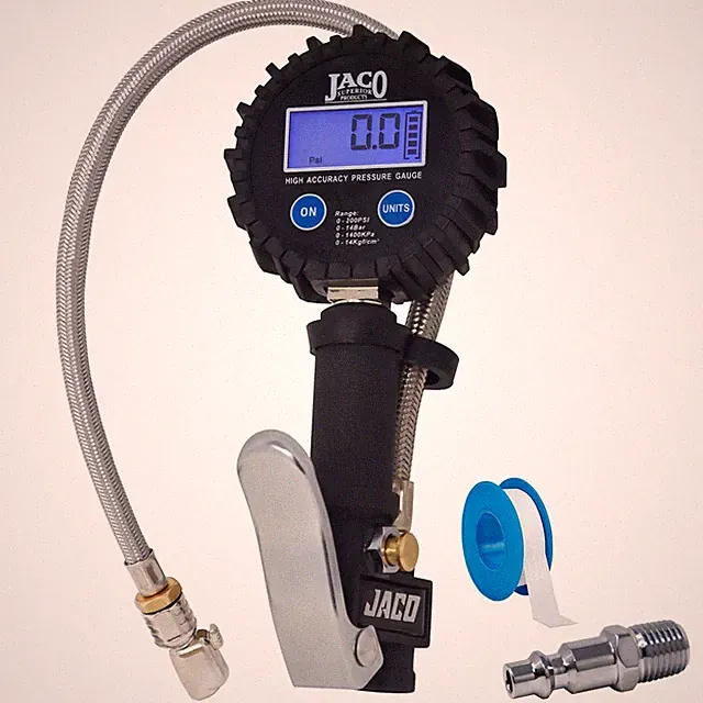 JACO FlowPro Digital Tire Inflator with Pressure Gauge - 200 PSI