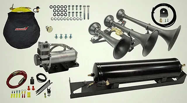 Kleinn Automotive Accessories SDKIT17-734STL Air Horn Compressor Kit 20Fits 17-2