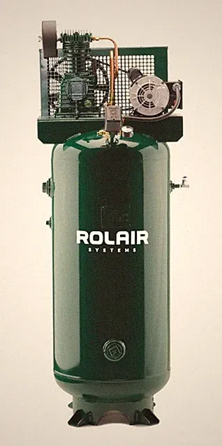 Rolair 3 Hp (230V 1-Ph), 11.9 Cfm@100Psi, Vertical 30 Gall Compressor
