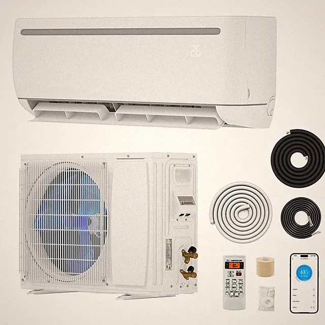 YITAHOME 18K BTU Split Air Conditioner Heat Pump System 19 SEER2 220V 1250 Sq.Ft
